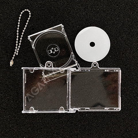 Blank Mini CD Case Keychain with Mini CD