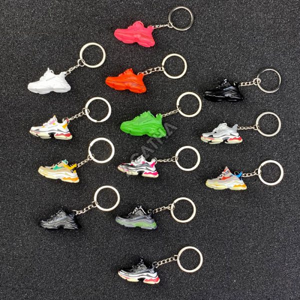 3D sneaker keychain wholesale mini shoe Balenciaga