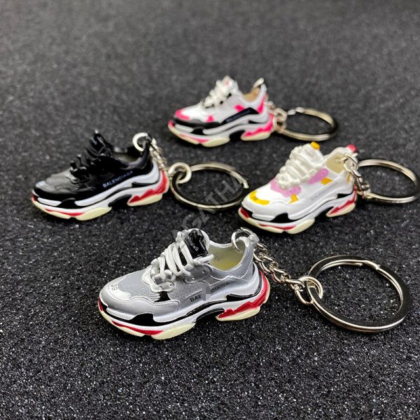 3D sneaker keychain wholesale mini shoe Balenciaga