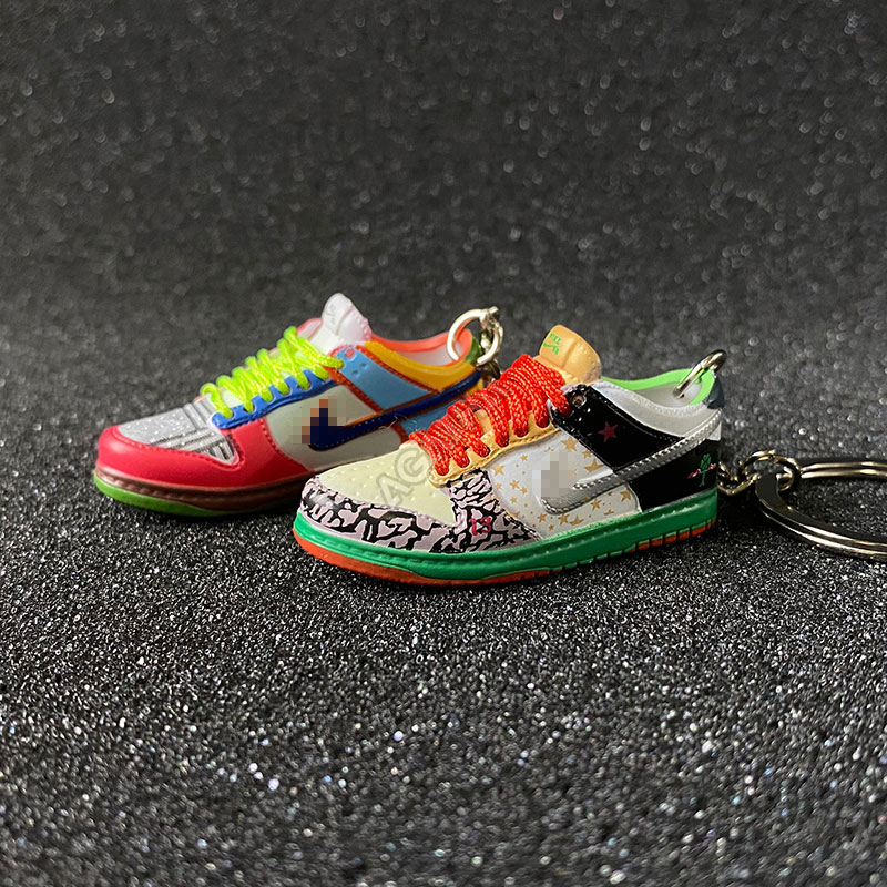 3D sneaker keychain wholesale mini shoe Nike Dunk SB Low What the Dunk ...