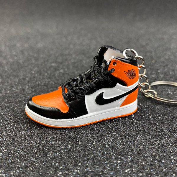 3D sneaker keychain wholesale mini shoe Air Jordan 1 Shattered Backboard