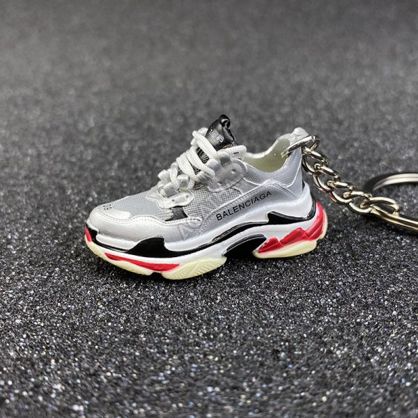 Balenciaga Triple S Red Silver