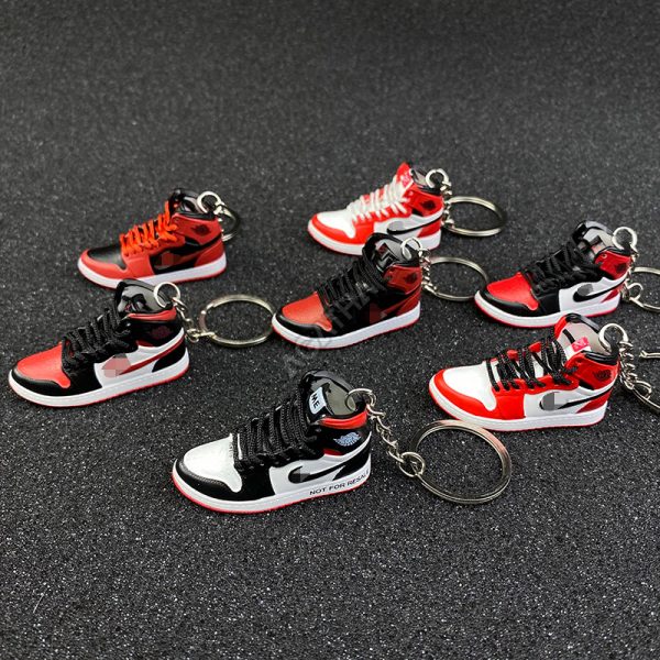 3D sneaker keychain wholesale mini shoe Air Jordan 1