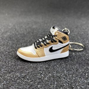 Jordan 1 Mid Metallic Gold Black White (GS)