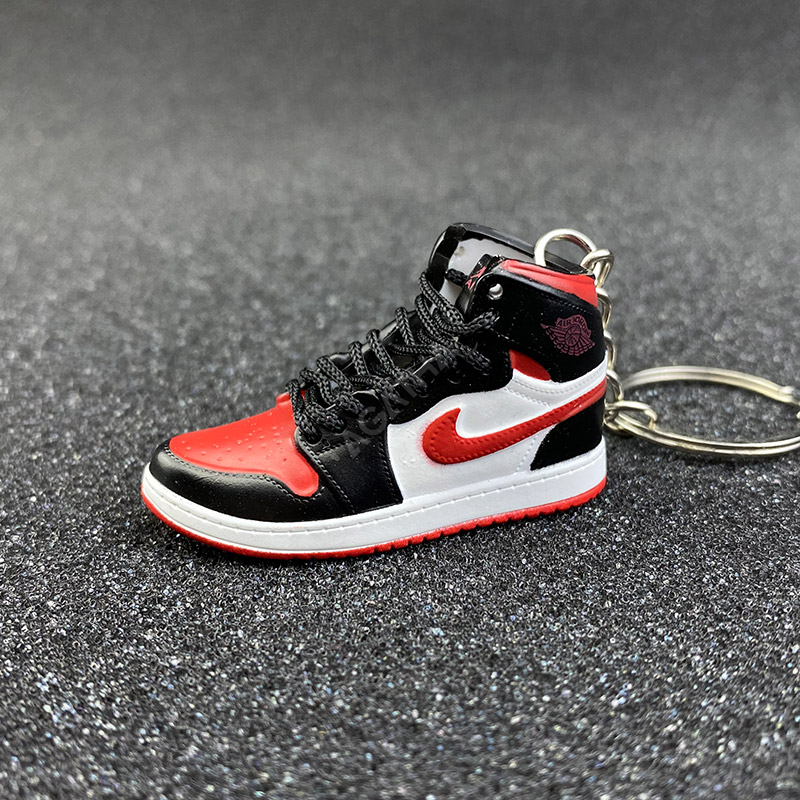 jordan 1 bred keychain