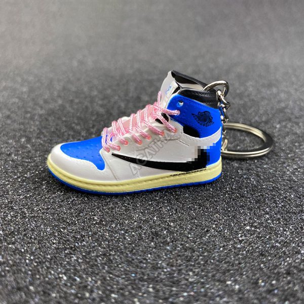 Jordan 1 High OG SP fragment design x Travis Scott Pink Shoelace