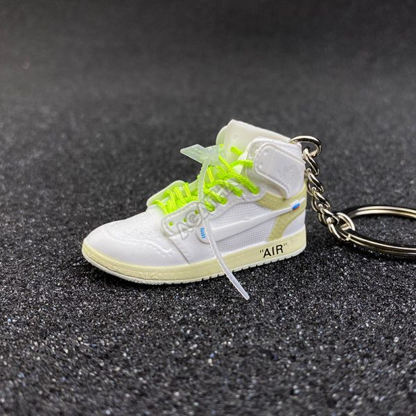 Jordan 1 Retro High Off-White White Green Shoelace