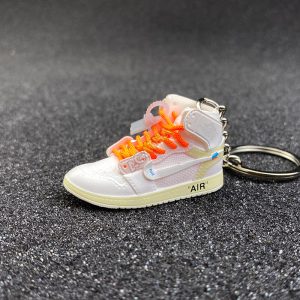 Jordan 1 Retro High Off-White White Orange Shoelace