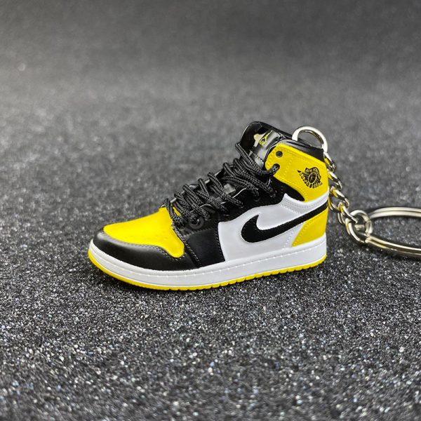 Air Jordan 1 Mid Yellow Toe Black