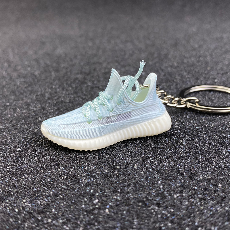 3D sneaker keychain wholesale mini shoe adidas Yeezy Boost 350 V2 Cloud  White - AGATHA