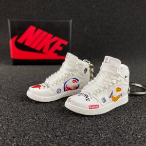 Supreme x NBA x Air Jordan 1 3D mini sneaker keychains