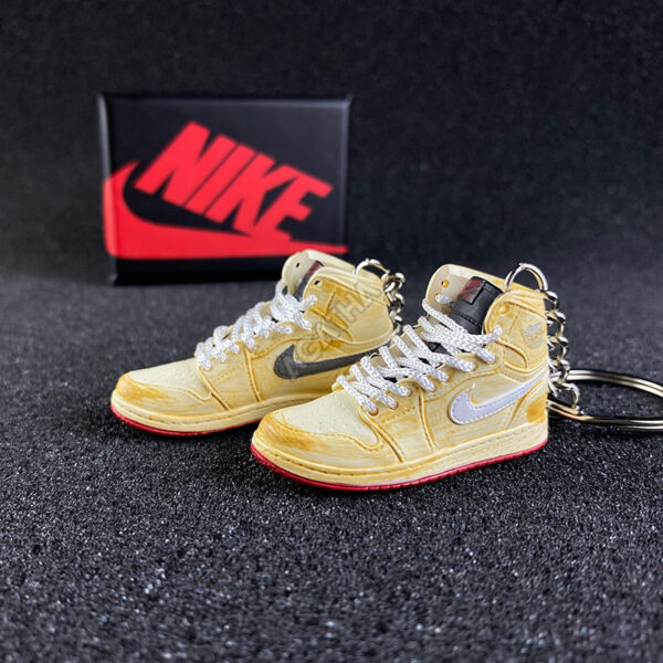 Jordan 1 Retro High Nigel Sylvester 3d mini sneaker keychains