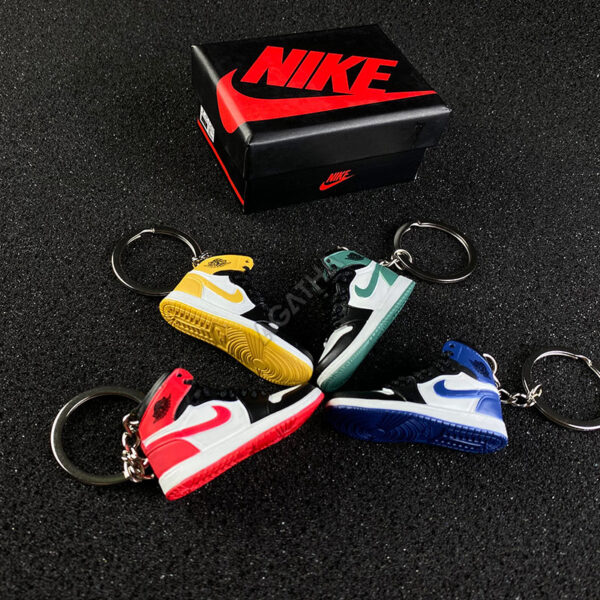 Air Jordan 1 Retro High OG 6 Rings 3d mini sneaker keychains