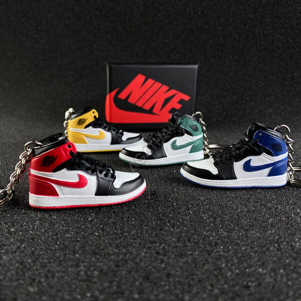 Air Jordan 1 Retro High OG 6 Rings 3d mini sneaker keychains