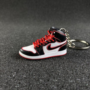 Jordan 1 Retro High Bloodline 3d mini sneaker keychains