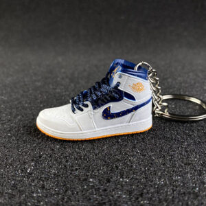 Jordan 1 Retro Mid Jeter 3d mini sneaker keychains