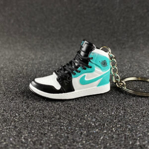 Jordan 1 Mid Tropical Twist Igloo 3D mini sneaker keychains