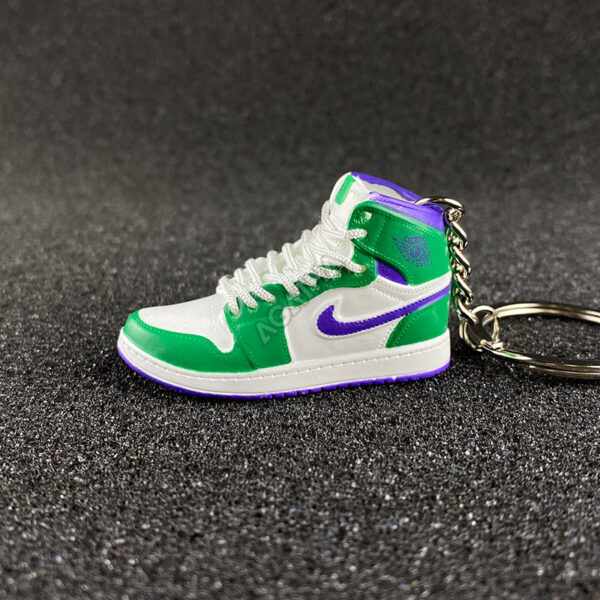 Jordan 1 Mid Incredible Hulk (PS) 3d mini sneaker keychains