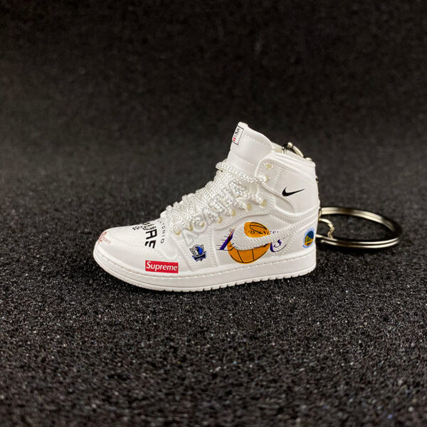 Supreme x NBA x Air Jordan 1 3D mini sneaker keychains