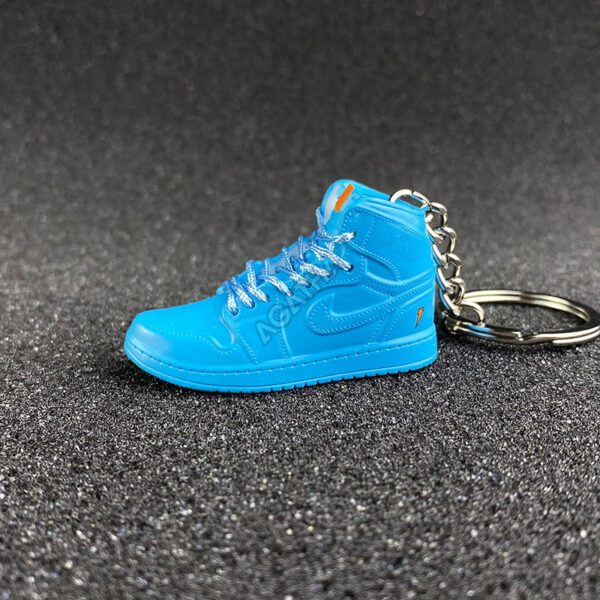 Jordan 1 Retro High Gatorade Blue Lagoon 3d mini sneaker keychains