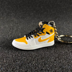 Jordan 1 Mid University Gold Sneaker keychains