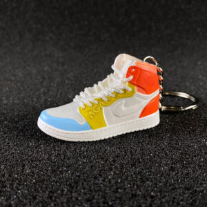 Jordan 1 Mid To My First Coach 3d mini sneaker keychains