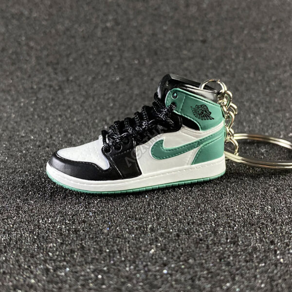 Jordan 1 Retro High Clay Green 3d mini sneaker keychains