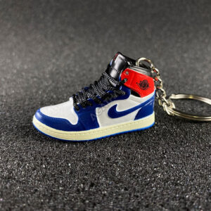 Jordan 1 Retro High Union Los Angeles Blue Toe sneaker keychains