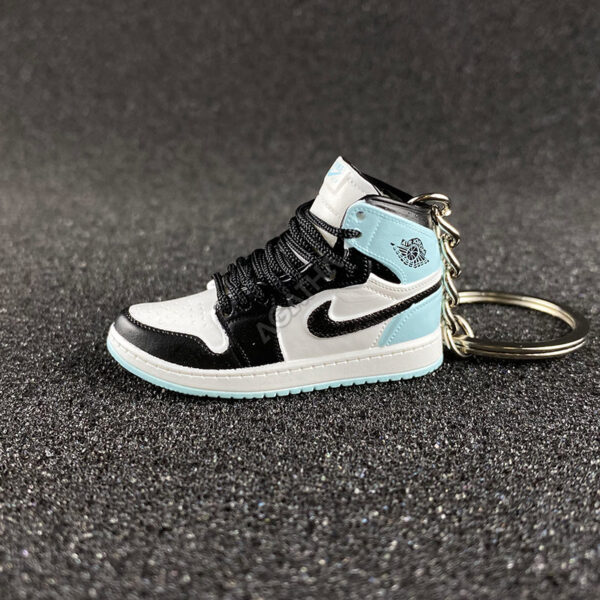 Jordan 1 Retro High Igloo 3d mini sneaker keychains