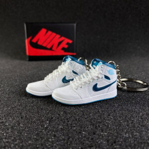 Air Jordan 1 High Metallic Navy 3D mini sneaker keychains