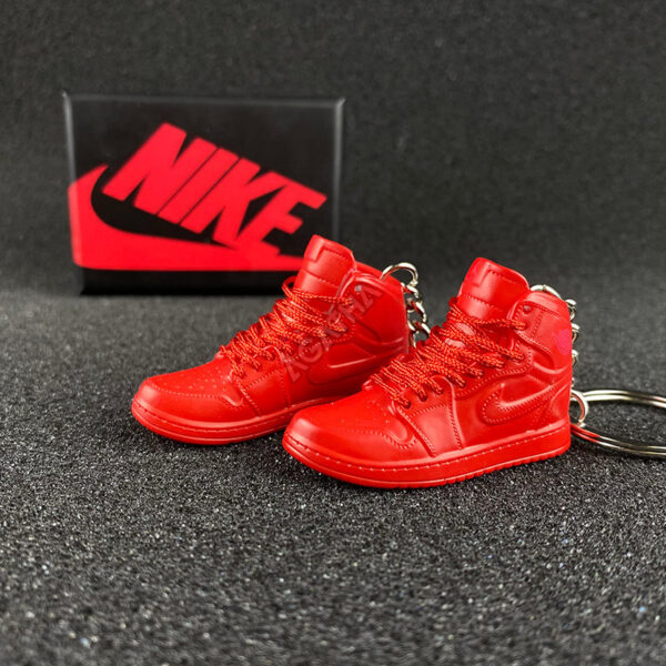 Jordan 1 Retro Red Suede (GS) 3d mini sneaker keychains