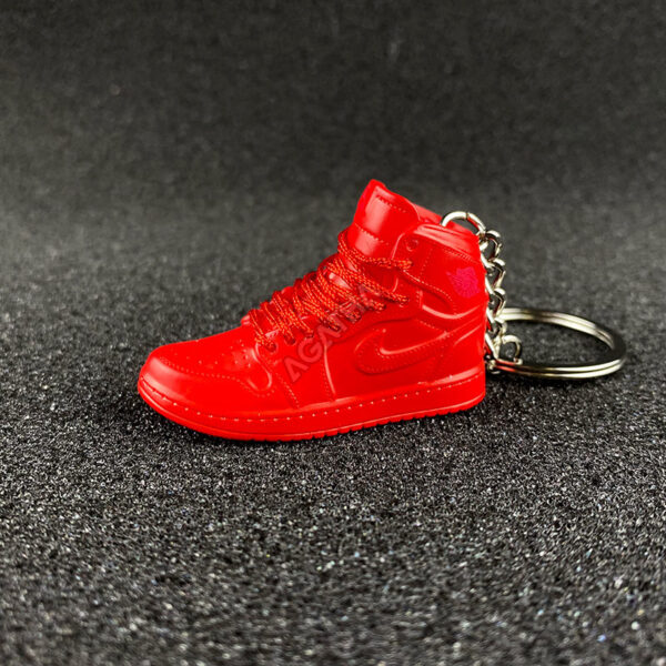 Jordan 1 Retro Red Suede (GS) 3d mini sneaker keychains