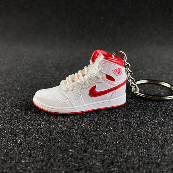 Air Jordan 1 OG Metallic Red 3D mini sneaker keychains