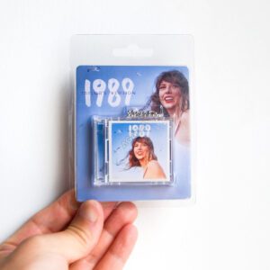 Taylor Swift 1989 Blue CD Keychain with pvc cover