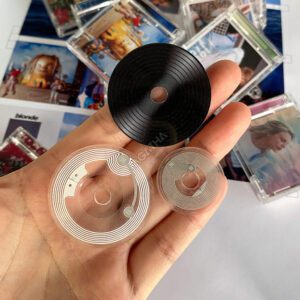 mini cd nfc keychain