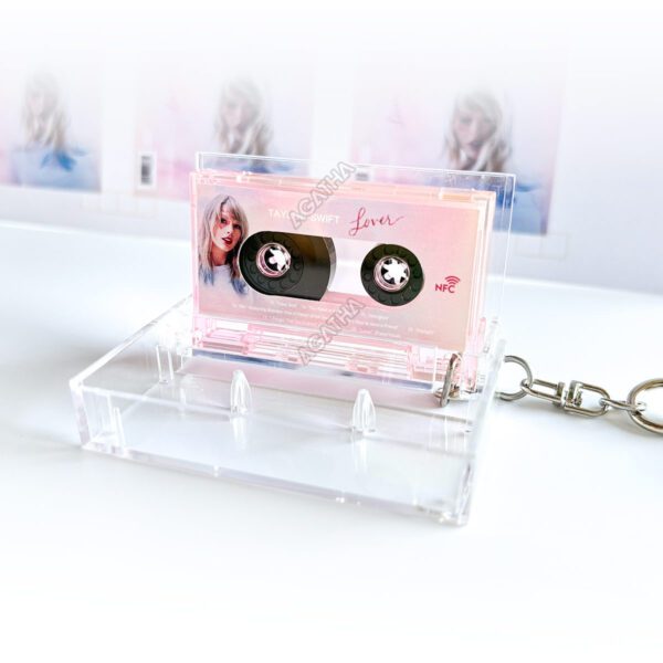 Mini Cassette Tape Keychain with NFC | Custom & Wholesale