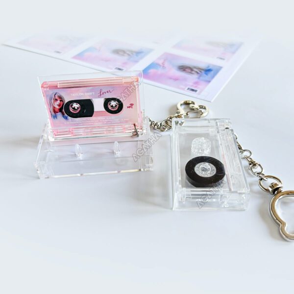 Mini Cassette Tape Keychain with NFC | Custom & Wholesale