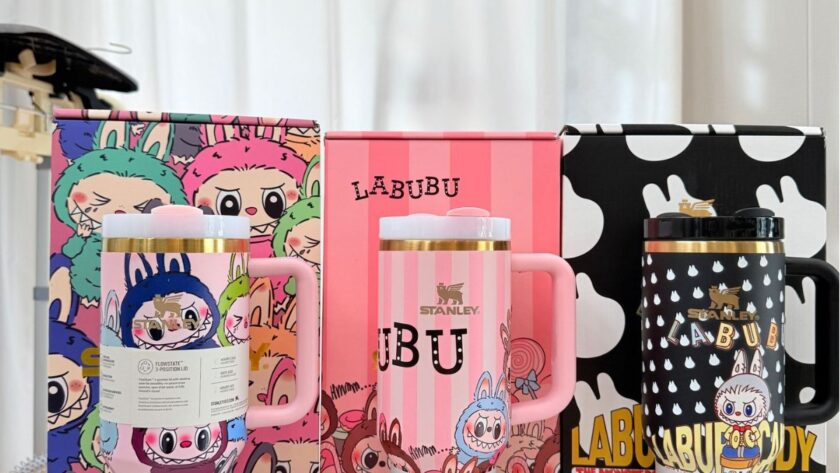 Labubu stanley cup charms